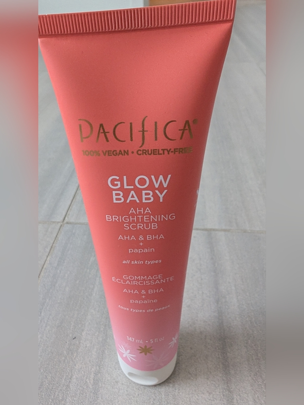 Pacifica Glow Baby AHA Brightening Scrub - New